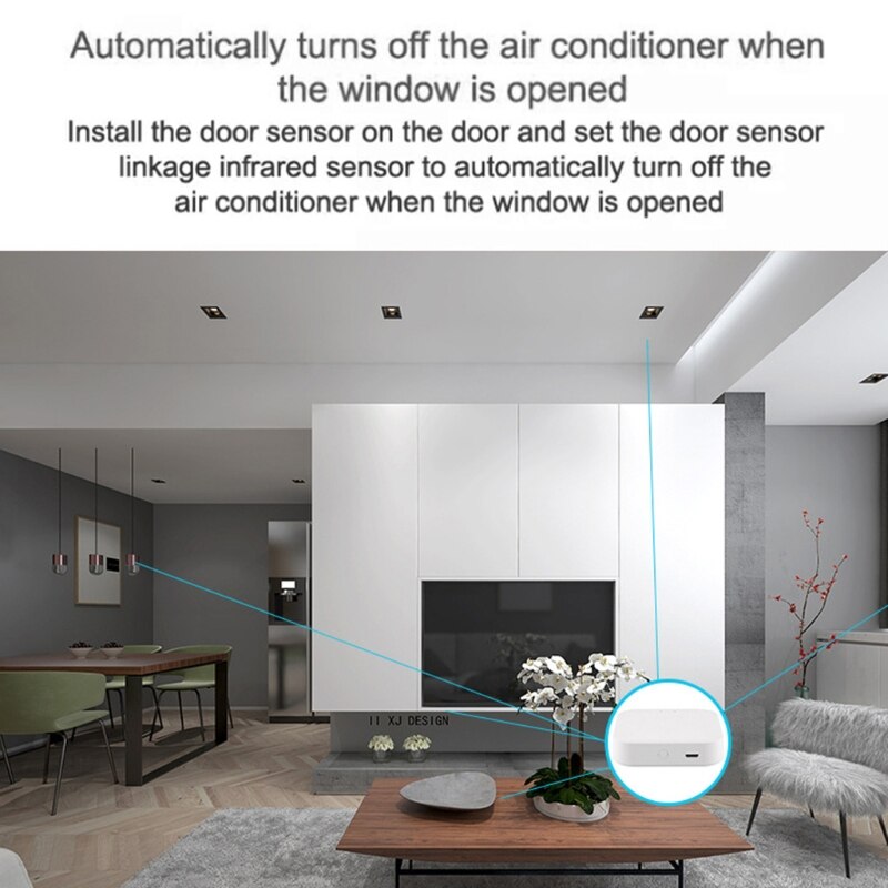 Smart Wireless Hub Gateway WIFI Multi-function Linkage Device Home Improvement Intelligent System Remote Control Networking