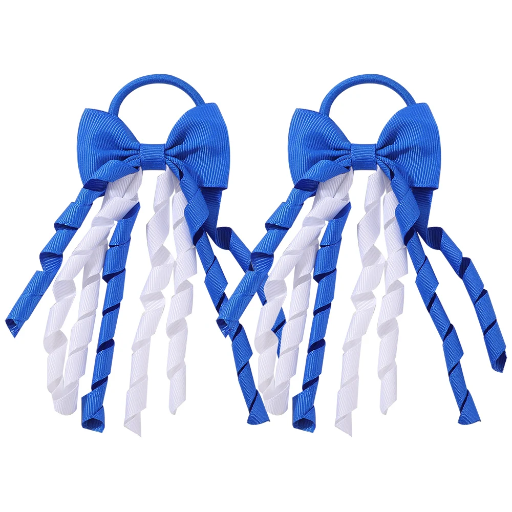 BABY BOWS Baby Meisjes Haarbanden Strikken 3 Inch Grosgrain Lint Krullend Korker Haarelastiekjes Elastische Kleurrijke Kinderen Haarband: Roze