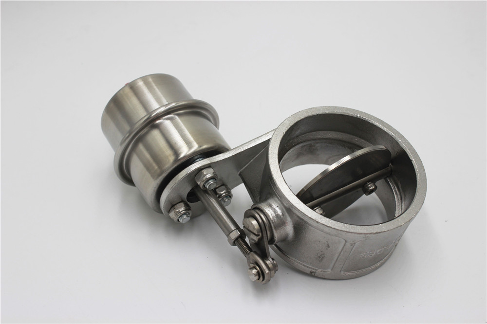3'' 76MM Stainless Steel Exhaust Control cutout Valve Set With Vacuum Actuator Open Style