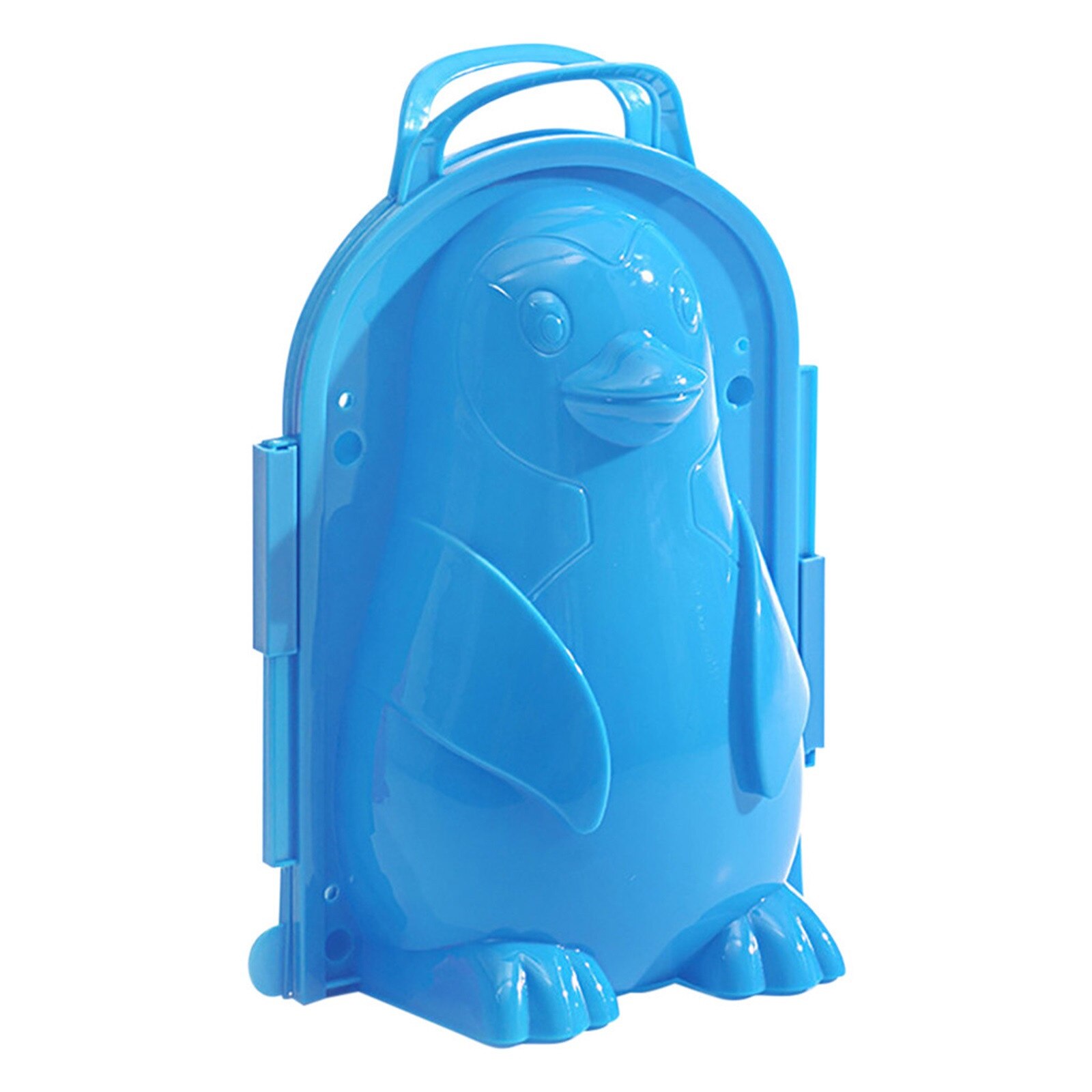 Cartoon-Penguin Sneeuwbal Speelgoed Sneeuw Maker Clip Tool Kids Speelgoed Winter Outdoor Sport Speelgoed Voor Kinderen Игрушка: Blauw