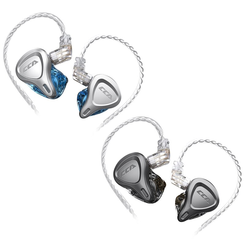 CCA CSN Wired In-Ear Headphones - HiFi Bass Monitor Earphones - Noise Reduction - for KZ ZSN PRO
