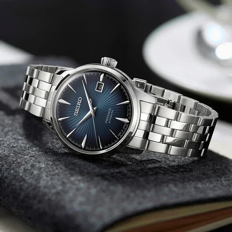Seiko Horloge 100% Originele Srpb41j1 Presage Serie Heren Horloges Japans Roestvrij Staal Waterdicht Zakelijk Mode Polshorloge