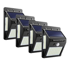 100 LEDs Solar Light PIR Motion Sensor Outdoor Solar Lamp Waterproof Wall Street Garden light Emergency Security Night Lighting