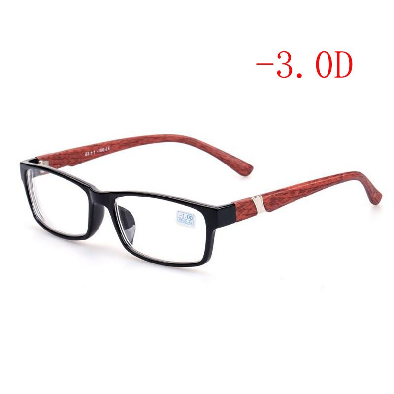 -1 -1.5 -2 -2.5 -3 -3.5 -4 -4.5 -5 -5.5 -6.0 Plastic Frame Hars Lens Afgewerkt Bijziendheid Bril Mannen Vrouwen Kortzichtig Brillen