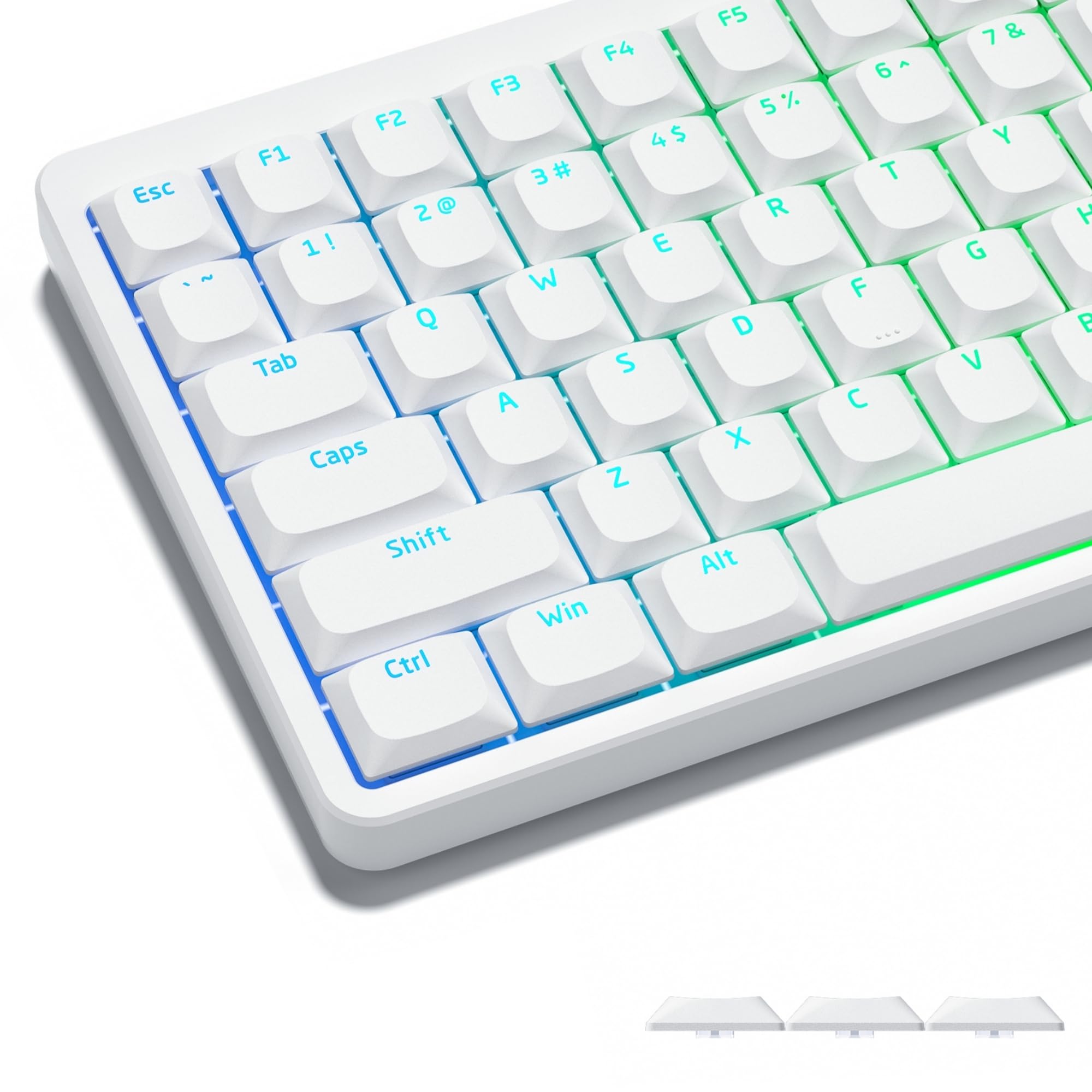 Keycap de perfil baixo preto branco pbt retroiluminado 118 teclas para 60% 65% 75% 100% cereja gateron mx switches teclado mecânico