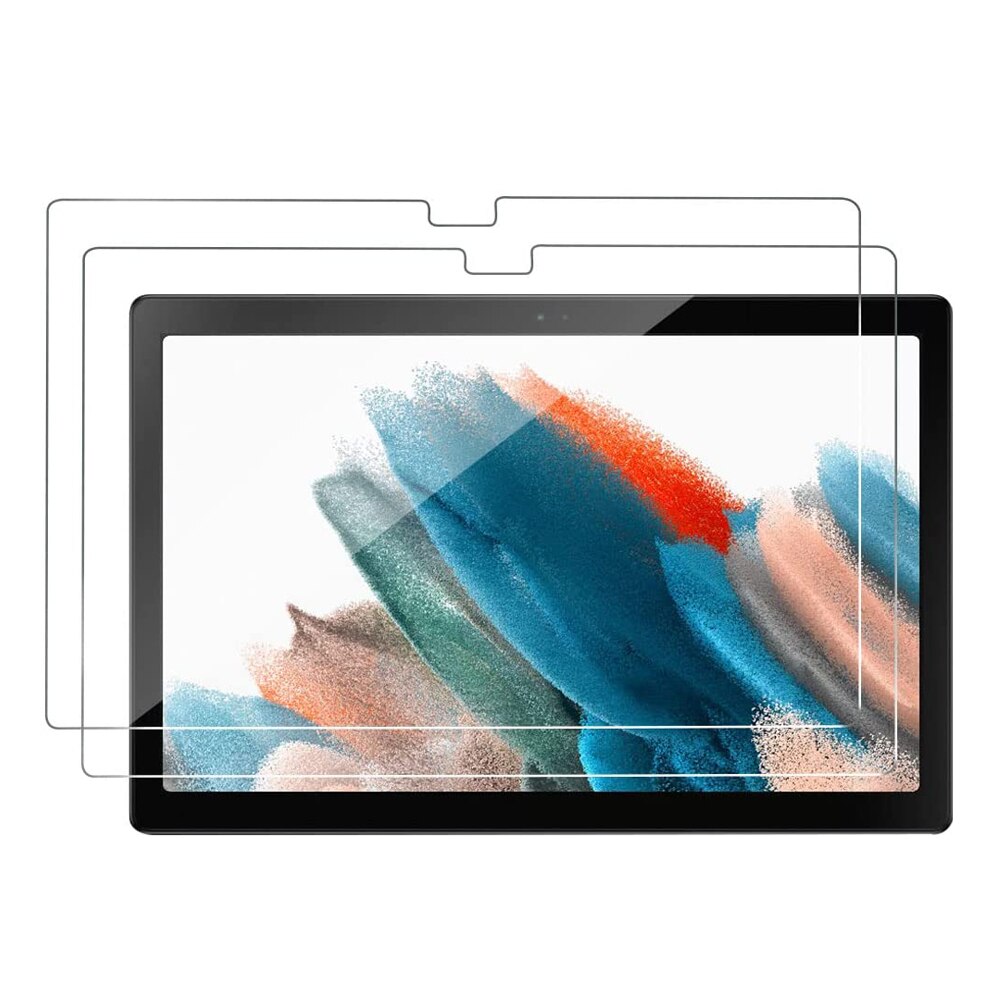 2 Pack Tablet Screen Protectors For Samsung Galaxy Tab A8 10.5 Inch 2022 Protective SM-X200 X205 Bubble Free Tempered Glass Film