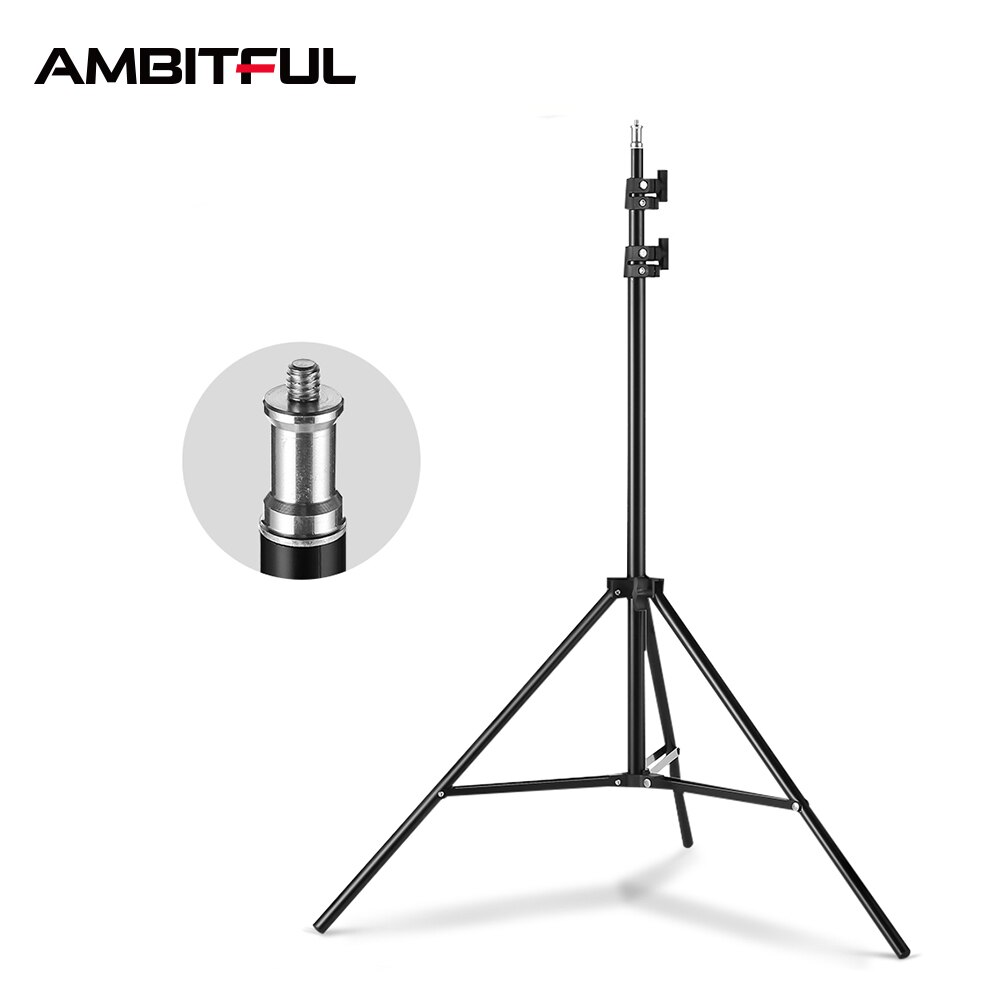 180cm 1/4 Screw Light Stand Tripod for Ring Light Photo Studio Softbox Video Flash Umbrellas Reflector Lighting Bakcground Stand