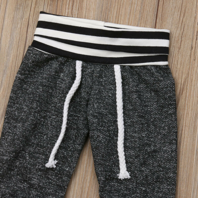 Newborn Infant Baby Boys Girls Striped Harem Pants Toddler Bottom Trousers Cotton Soft Baby Pants