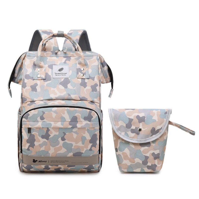 Windel Tasche Neue Stil Masse Schultern Schwangere Frauen Rucksack out Licht Mama Tasche MOTHER'S Tasche: Camouflage