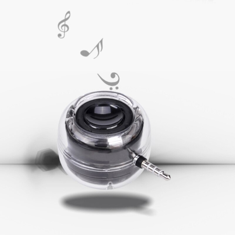 Mini Phone Speaker Sound Amplifier Phone Jack Plug High-fidelity Plug-and-play for Cell Phone iPad MP3 MP4 Tablet T84D