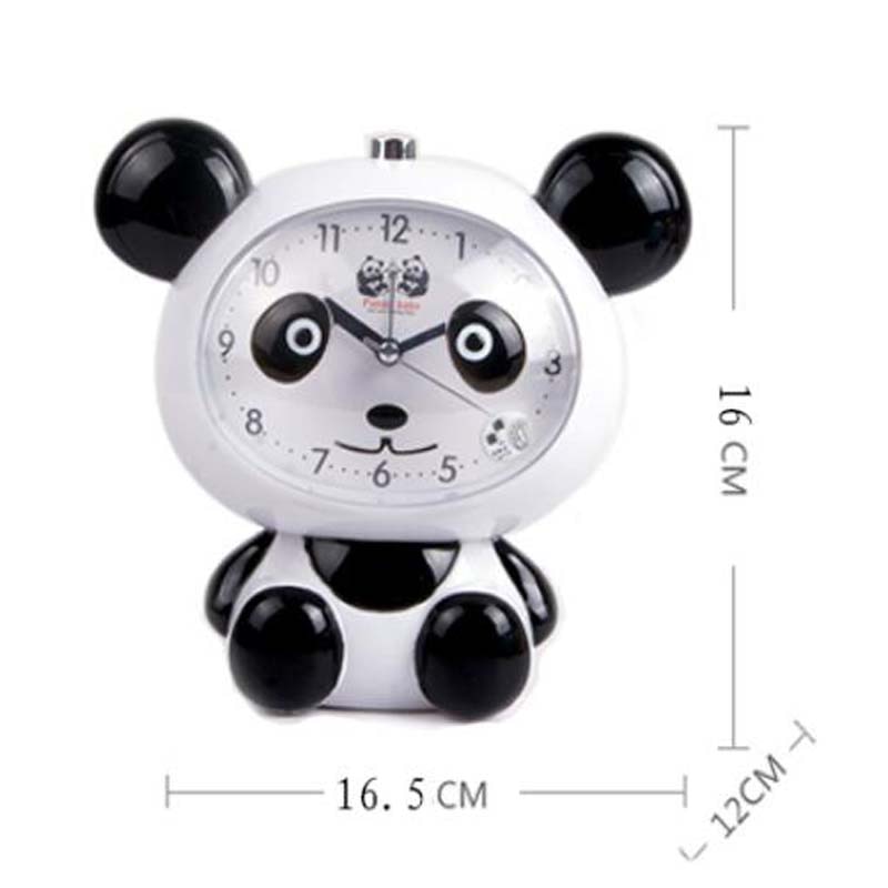 Luminous Clocks Student Music Snooze Alarm Clock Cute Panda Alarm Clock Home Room Decor despertador