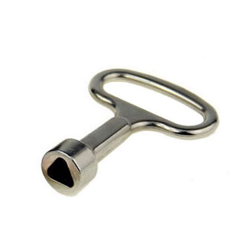 Hissdörr nyckel triangelnyckel universalnyckel tågknapp 1 bit metallnyckelnyckel för 9 x 8mm triangelpanellås: S triangel