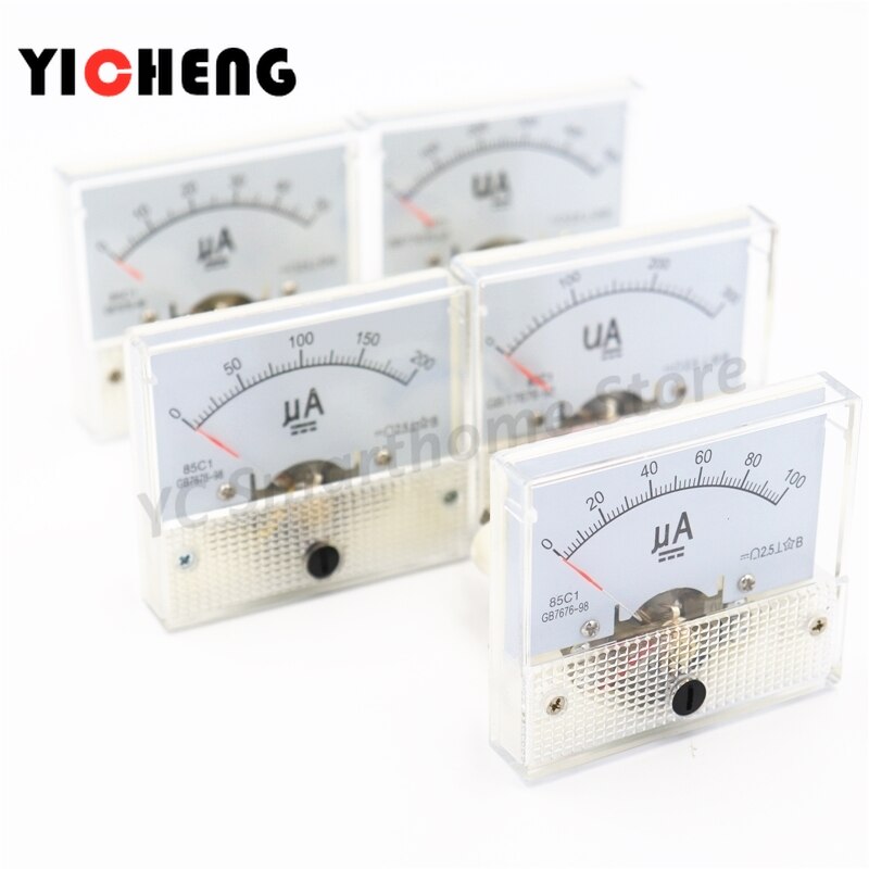 85 c 1 peker type dc mikro-ampere meter ua