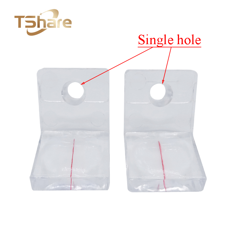 5 Pcs 40*23*6mm Magnifying Glass Magnifying Lens with Single Hole for Sliding Table Saw