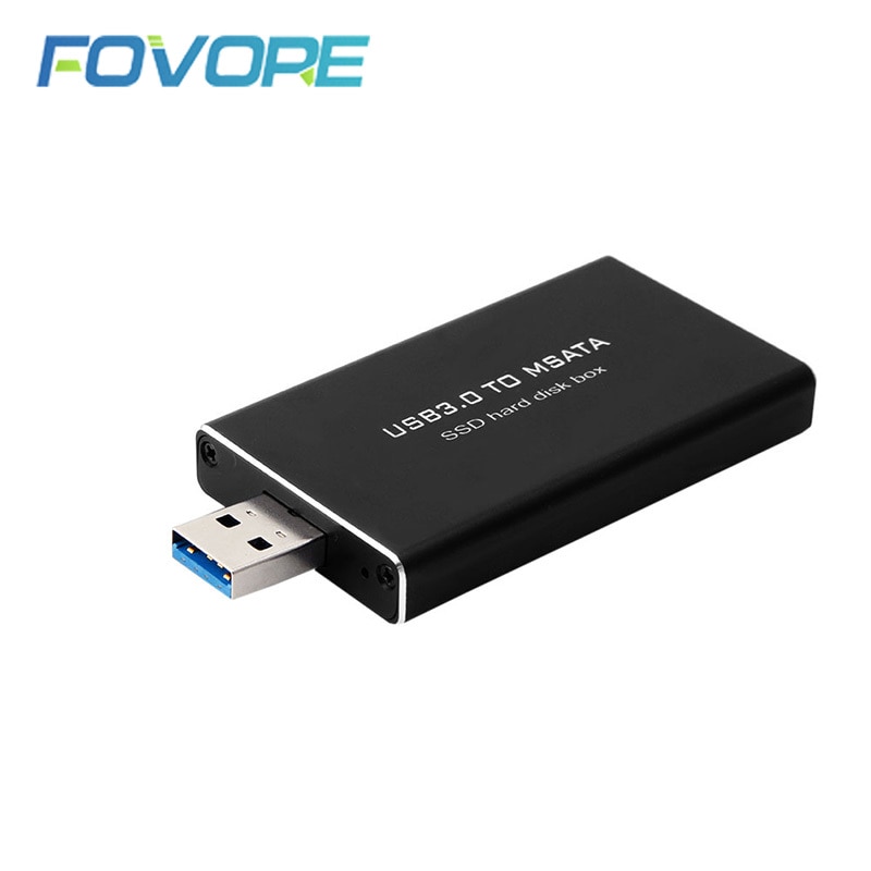 5 gbps usb 3.0 to msata ssd kabinet usb 3.0 to mini-sata harddisk adapter  m2 ssd ekstern hdd mobilboks
