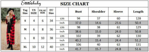 Hirigin nieuwste dames lange mouwen waterval vest trenchcoat lange jas duster dame winter warm slank geruit pak