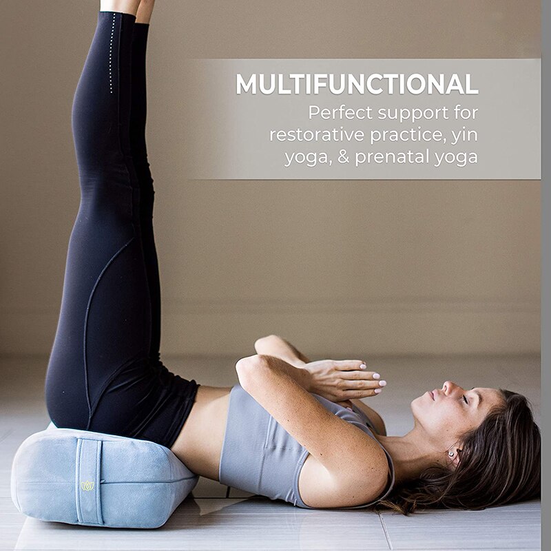 Vierkante Yoga Bolster Kussen Ondersteunende Bolster Body Kussen Meditatie Kussen Met Handvat Slaap Kussen Yoga Accessoires
