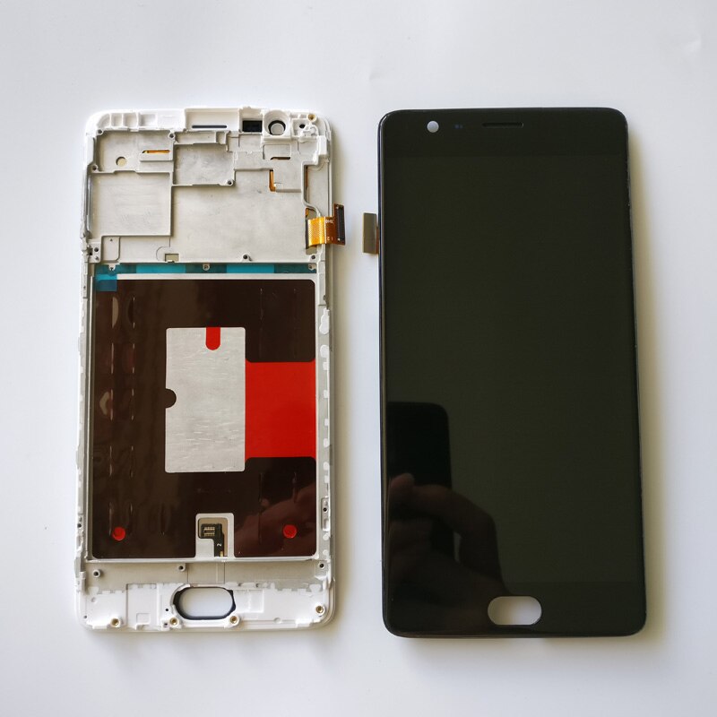 Original/TFT 5,5 "Für Oneplus 3 3T 1 + 3 3T A3000 a3003 LCD Anzeige berühren Bildschirm Digitizer Montage/Mit Rahmen/Batterie Abdeckung