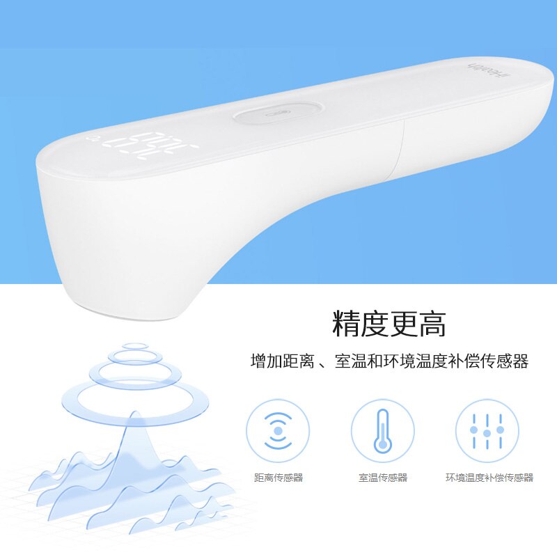 Xiaomi Ihealth Thermometer Hand Nauwkeurige Digitale Koorts Infrarood Klinische Thermometer Contactloze Meting Led Getoond Met Doos