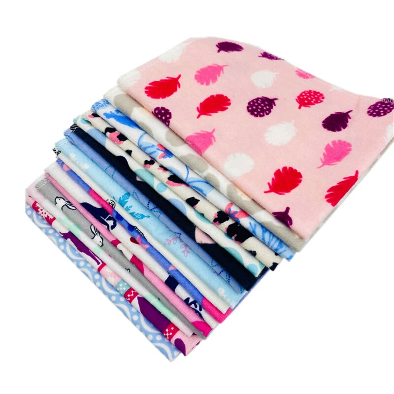 Reusable Hand Towels Cotton Hanky Washable Mocket Printed Tea Napkin Multifunction Soft Bib Towel Bamboo Cloth Diaper