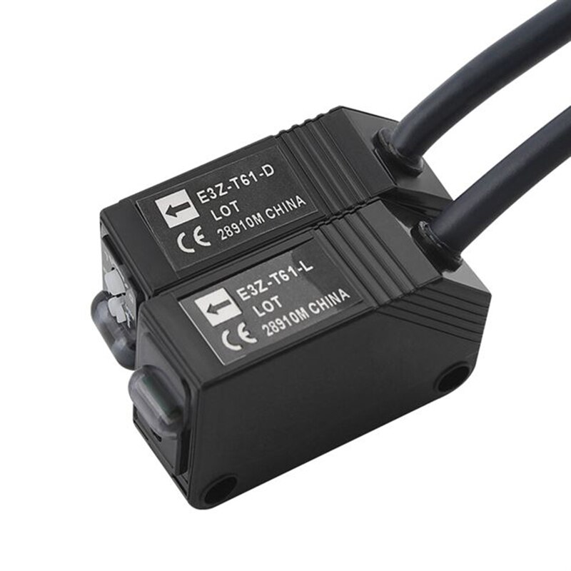 0~15m detect distance DC12-24V photoelectric switch photocell infrared beam sensor NPN output