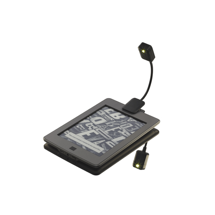 2 luminosité Led livre lumière Flexible éclairage doux petite pince livre lampe pour Kindle, jdread, kobo E-reader nuit lampe de lecture