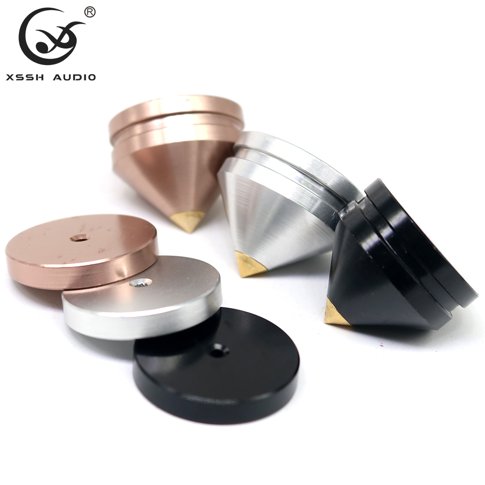 8Pcs Een Geschenkdoos Xssh Yivo Demping Pad Hifi Audio Stand Voeten Speaker Spike Audio Cd Versterker Voet Pad audiophile Shock Spikes