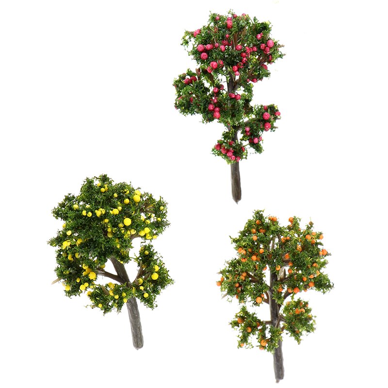 1 stück DIY Harz Handwerk Obst Bäume Für Garten Ornament Puppenhaus Pflanzen Dekoration Möbel Spielzeug Zubehör