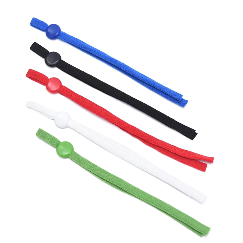 10 st mask sy elastisk bandkord med justerbart spänne stretchig mask öronögla snodd öronskydd rep diy gör förnödenheter