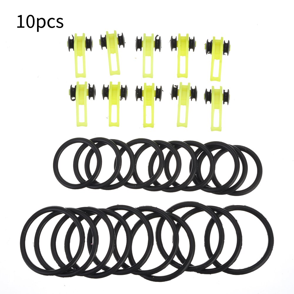 10Pcs/Bag Plastic Fishing Hook Keeper for Fishing Rod Pole Fishing Lures Bait Safety Holder Fishing Tackle: 07