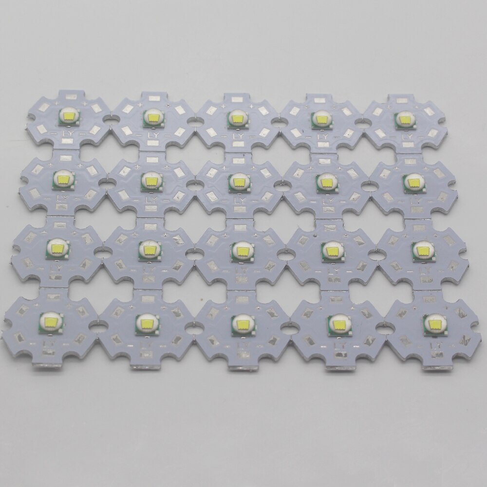 2PCS CREE XML XM-L T6 LED U2 10W Cold White Warm White High Power LED Emitter Diode with 12mm 14mm 16mm 20mm PCB for DIY