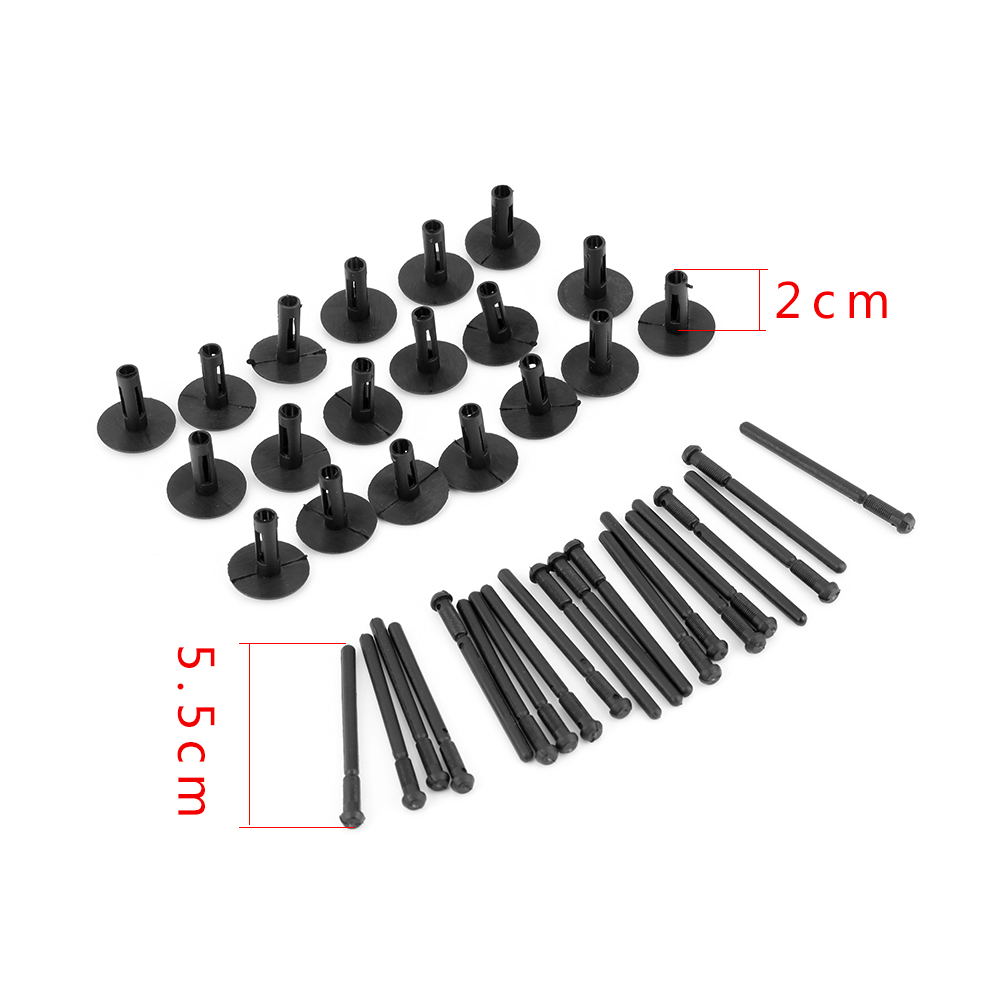 20 pièces 51717002953 51777171004 Pare-chocs En Plastique Rivet De Fixation Pour BMW X1 E84 X3 F25 X5 E70 X6 E71 E72 Série 7