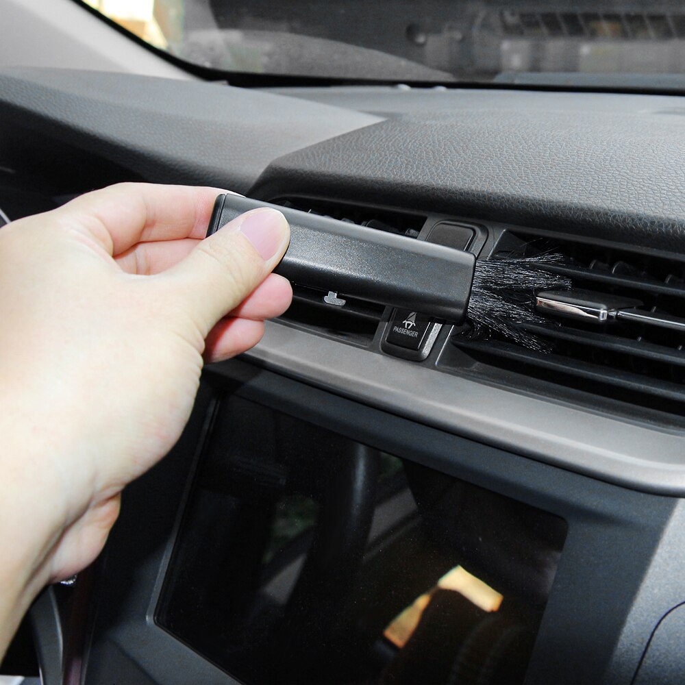 Black Car Clean Tools Brush For Mercedes Benz W211 W203 W204 W210 W124 AMG W202 CLA W212 W220 W205 W201 A Class GLA W176 CLK GLC