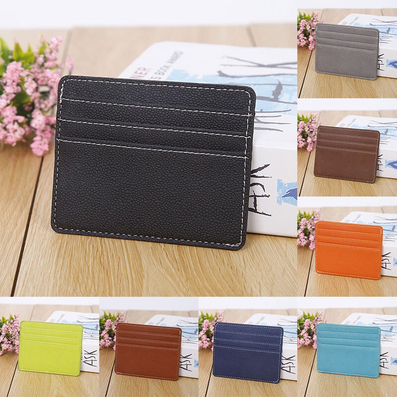 1pc Card Holder Slim Bank Credit Card ID Cards Coin Pouch Case Bag Wallet Organizer Women Men Thin Business Card Wallet