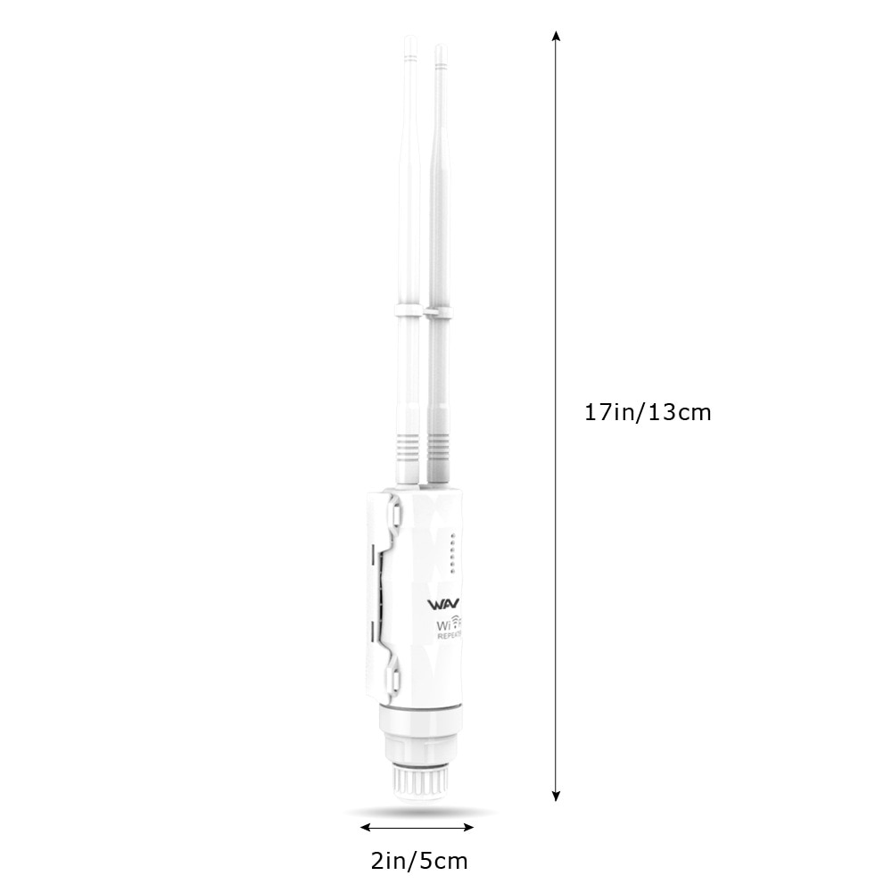 AC600 Wireless Waterproof 3-1 Repeater High-Power Outdoor WIFI Router/Access Point/CPE/WISP Dual Dand 2.4/5Ghz 12dBi Antenna POE