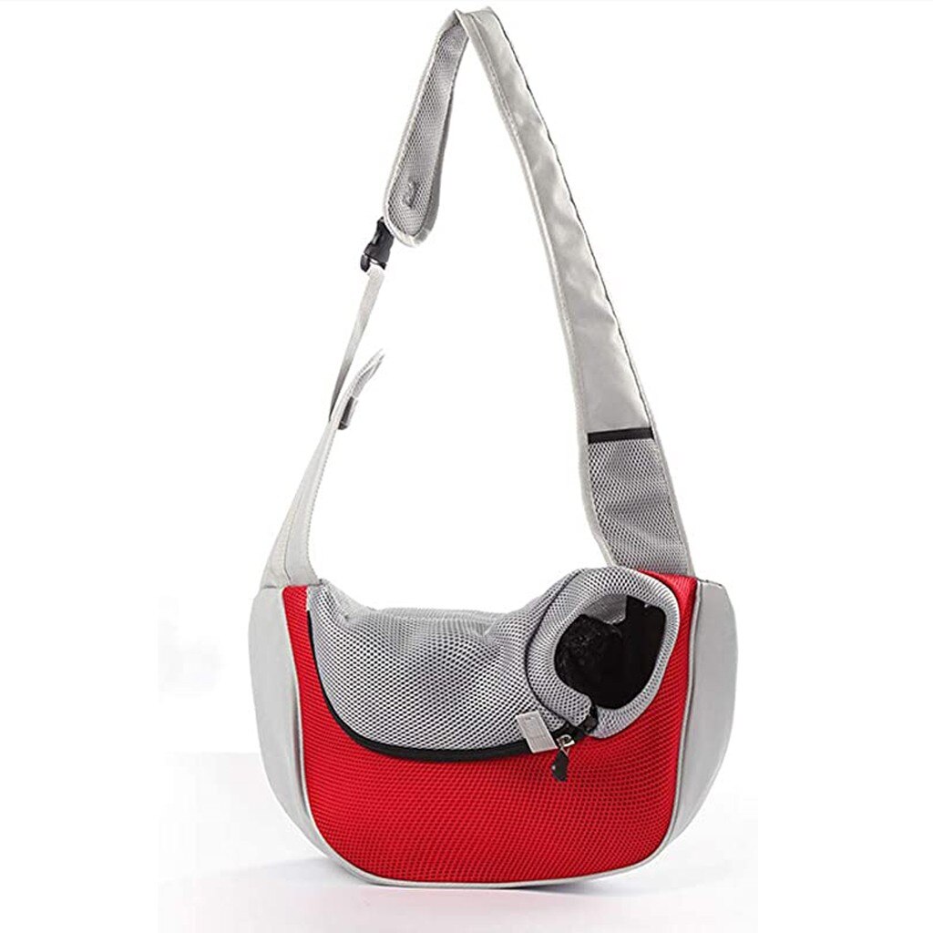 Portable Pet Dog Cat Backpack Carrier Shoulder Bag Rucksack Pet Travelling Bag: Black