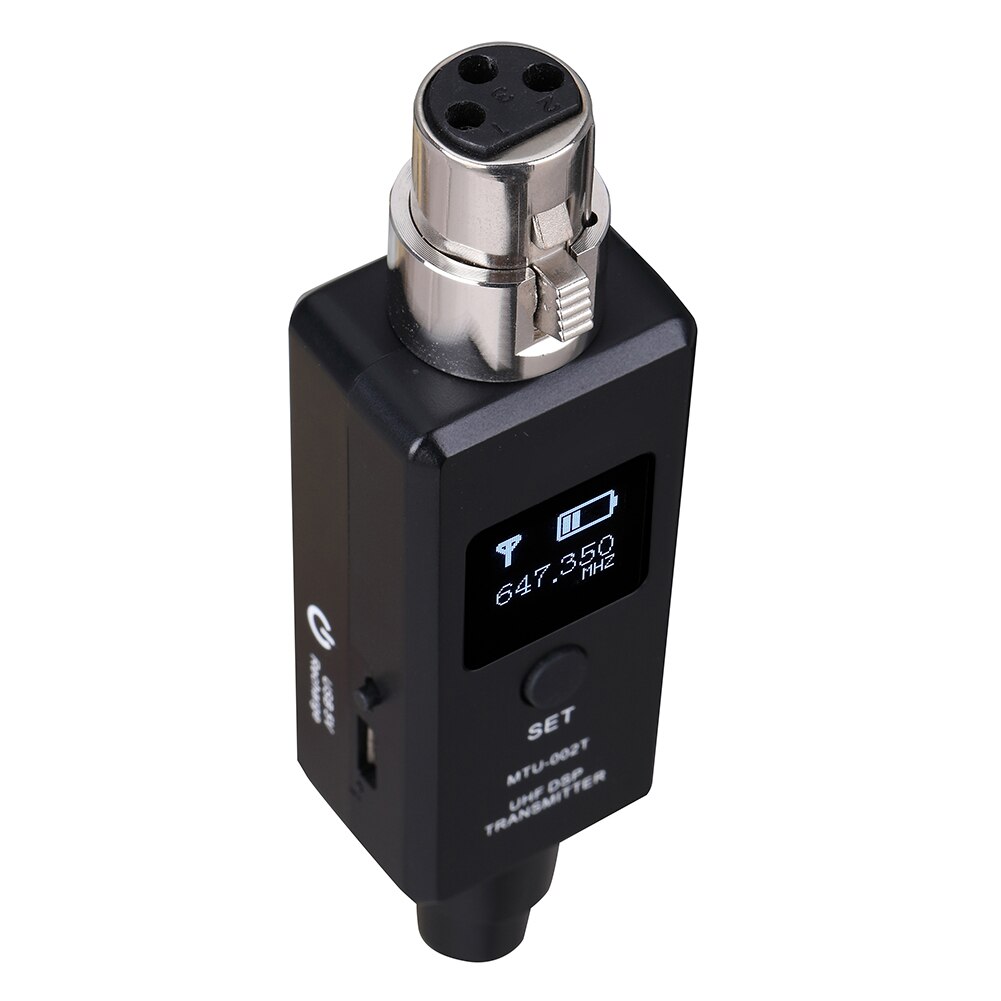 Wireless Microphone System Transmitter Rechargeable Receiver For Dynamic Microphones Wireless Guitar Audio Transmission System