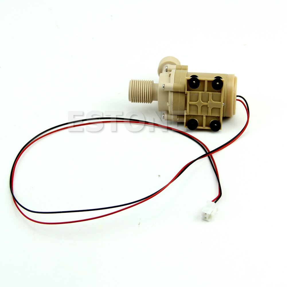 Zeer Duurzaam 12 V/24 V DC Solar Warmtapwatercirculatiepomp Borstelloze Motor Waterpomp 5M 3M