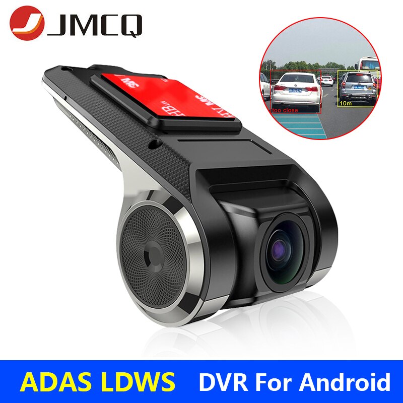 JMCQ USB DVR For Android 8.0 Multimedia player with ADAS NO Rear camera G-sensor Cycle Recording Motion Detection with TF Card: None