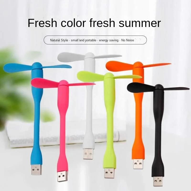 USB Elektrischer Ventilator Flexibler Biegsamer Ventilator Für Energie Bank Laptop PC AC Ladegerät Tragbare Hand Kühlen Mini Fan Computer Sommer Gerät