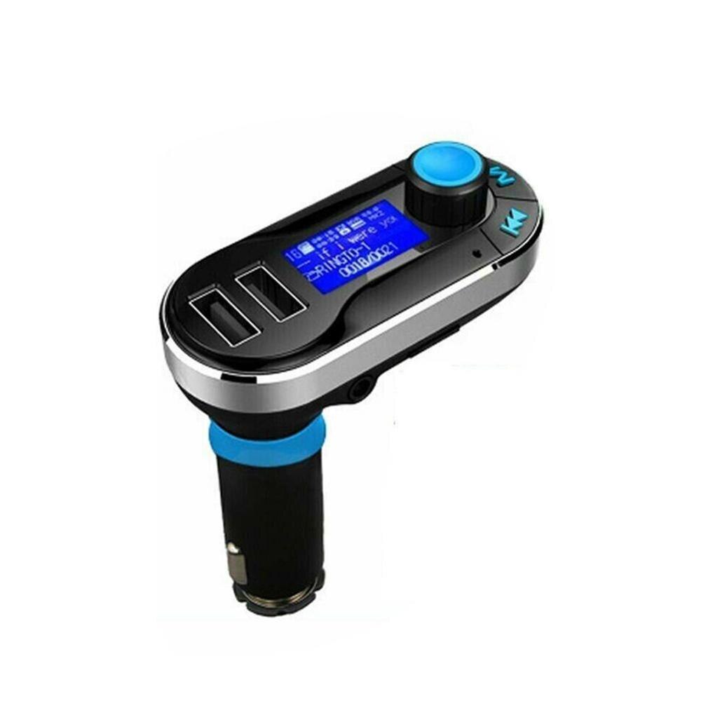 Bluetooth Fm Transmitter FM Modulator HandsFree Car Kit Car MP3 Player TF SD USB Reader 5V 2.1A Dual USB Fast Charger Car Stylin: Default Title