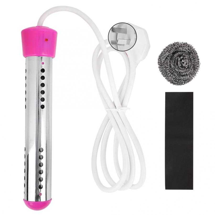 Immersion Heater 1.5m 2000W High Power Protective Cover Immersion Heater Water Heating Rod 220-240V Water Heater: Red