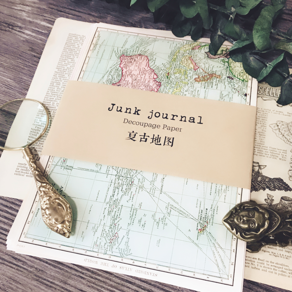 Journal indésirable Vintage carte matériel papier bricolage scrapbooking album bon plan papier de fond décoratif