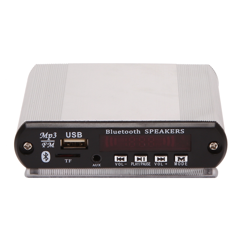 Bluetooth  mp3- decodierplatine mit 2 x 15w leistungsverstärkern, wma-decodierplatine für anrufe und aufnahmen, unterstützt usb/sd/fm-audiomodule.