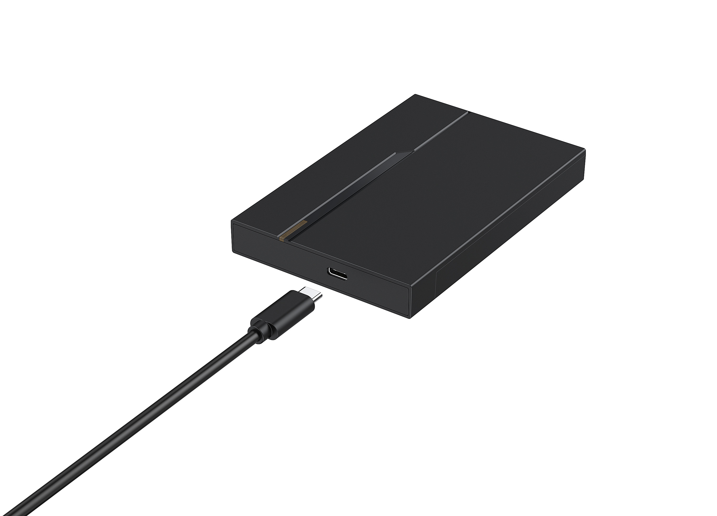 2,5-Zoll-Gehäuse für externe Festplatten, USB 3.0/3.1-Schnittstelle, unterstützt 6 TB, passend für 7 mm/9,5 mm SATA SSD/HDD für Laptop-PC: Schwarzes