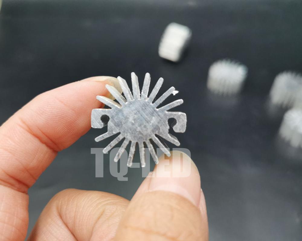 23Mm X 10Mm 1W High Power Led Aluminium Heatsink Radiator Voor 1W Led Kralen