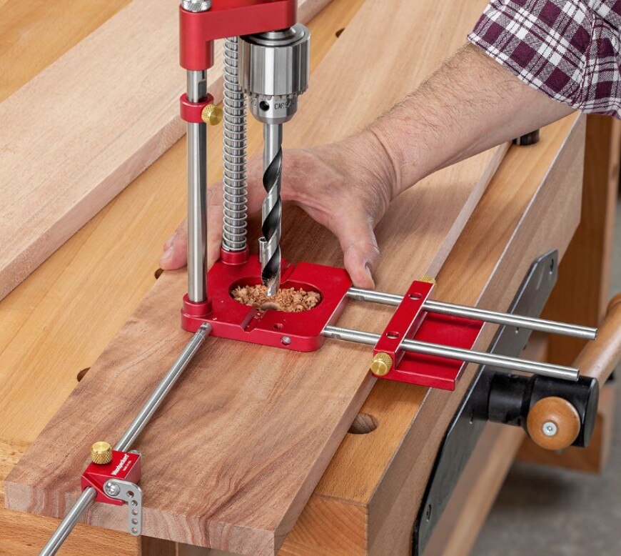 Houtbewerking Boor Locator Timmerwerk Locator Houder Houtbewerking Machines Hout Nauwkeurige Bench Boren Houtbewerking Gereedschap