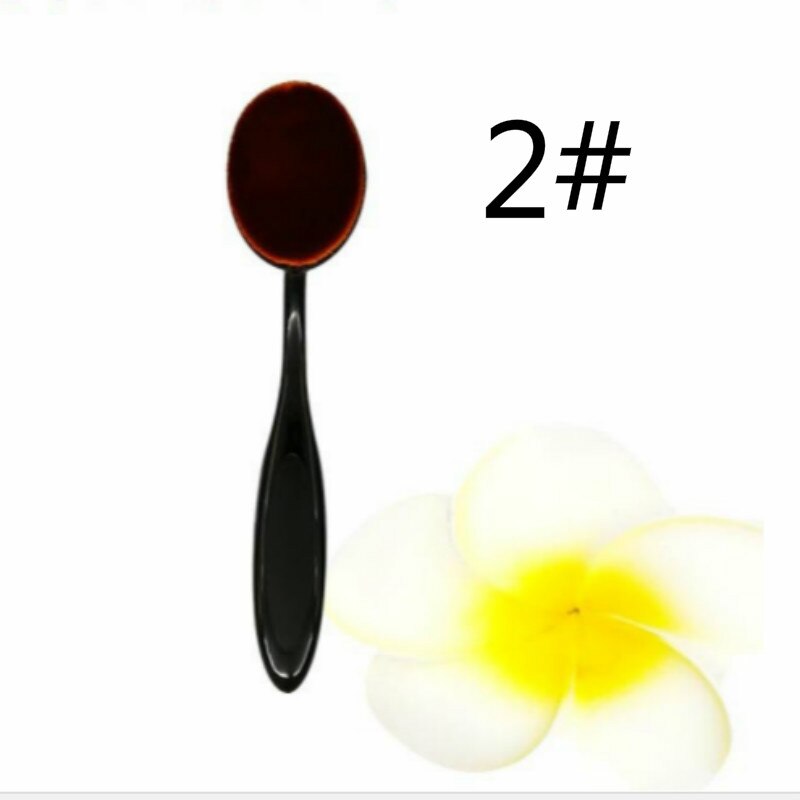 1 stk makeup børste tandbørste stor størrelse 16cm bløde makeup børster foundation ovale børster makeup værktøj børste sæt: Dsca -2