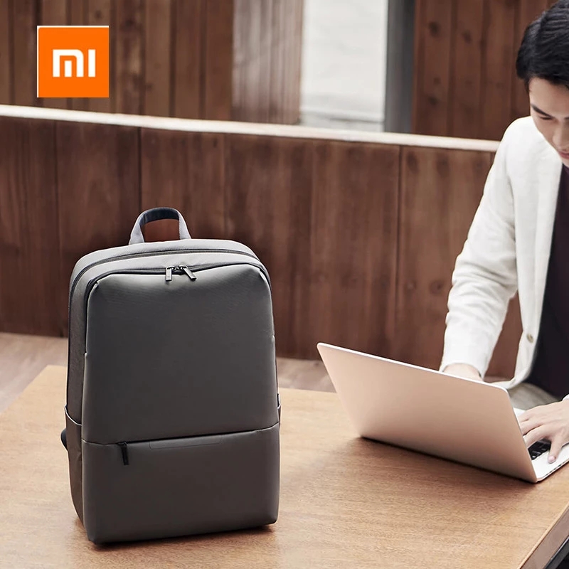 Originale xiaomi classic business rygsække stor kapacitet studerende taske mænd kvinder rejser skole kontor laptop rygsæk