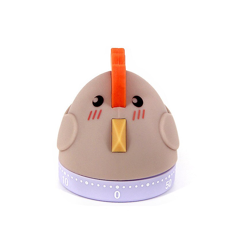 Animal Shape Cute Cartoon Timer For Kid Study Time Management Alarm Clock Cooking Reminder Multifunction Kitchen Tools: chick